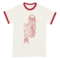 [ JEANS] Crest Ringer T-shirt ★大人気★ DJO010020_Djo_The_Crux_Sign_Vi