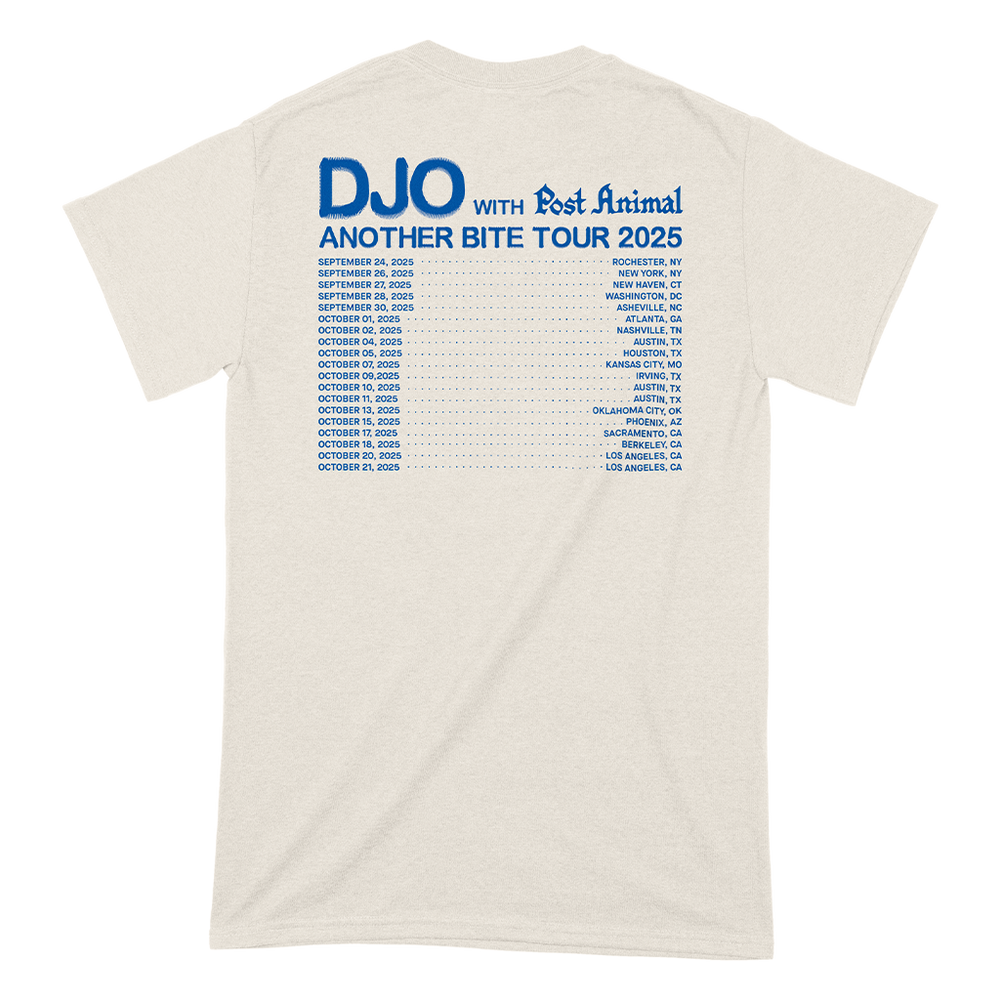 Djo Another Bite Tour 2025 T-Shirt - Ivory - Djo Store