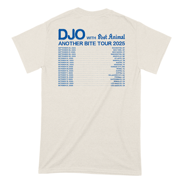 Djo Another Bite Tour 2025 T-Shirt - Ivory - Djo Store