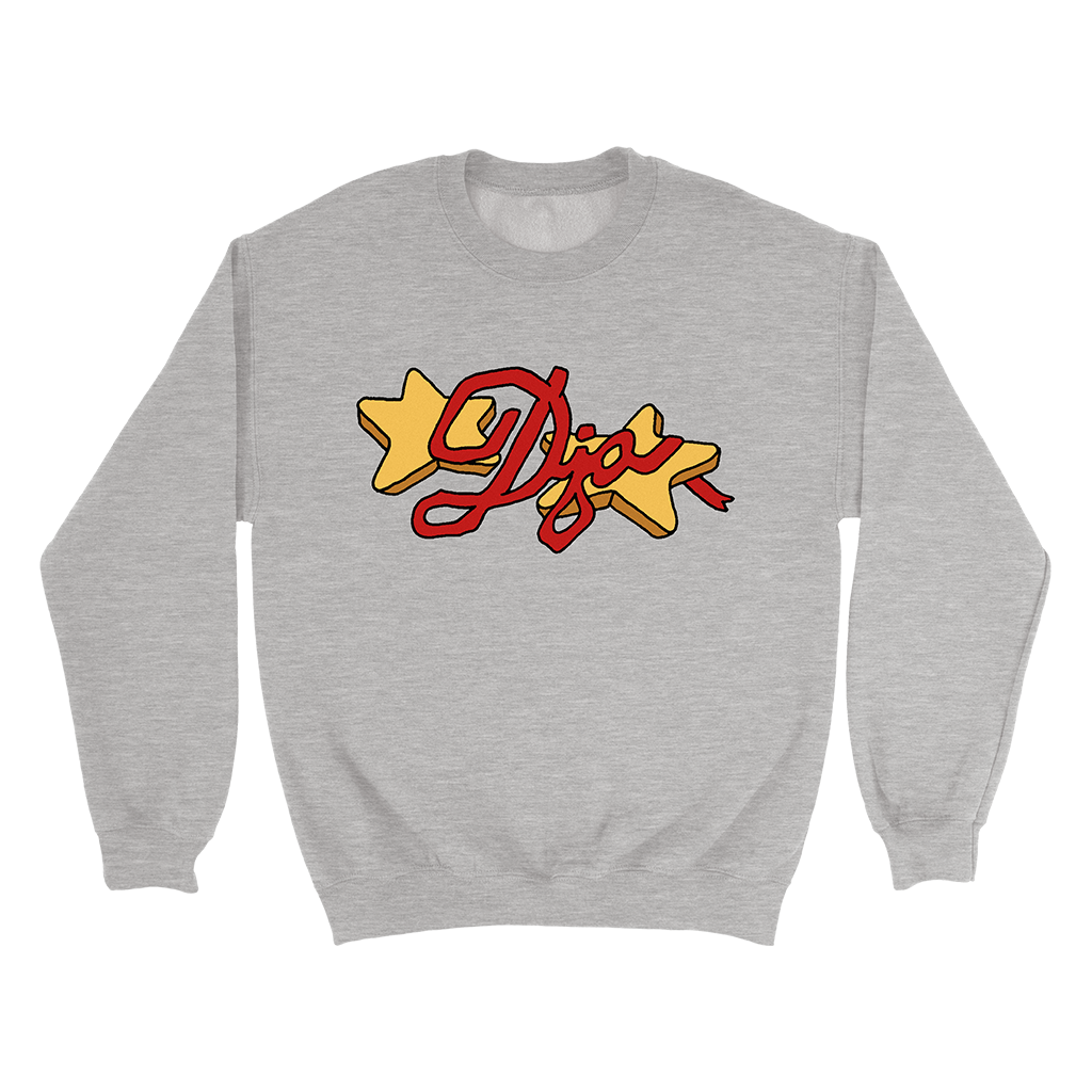 Djo Star Logo Crewneck Sweatshirt - Grey Heather - Djo Store